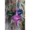 Wizardi 6" Blue Spire Glass Christmas Ornament